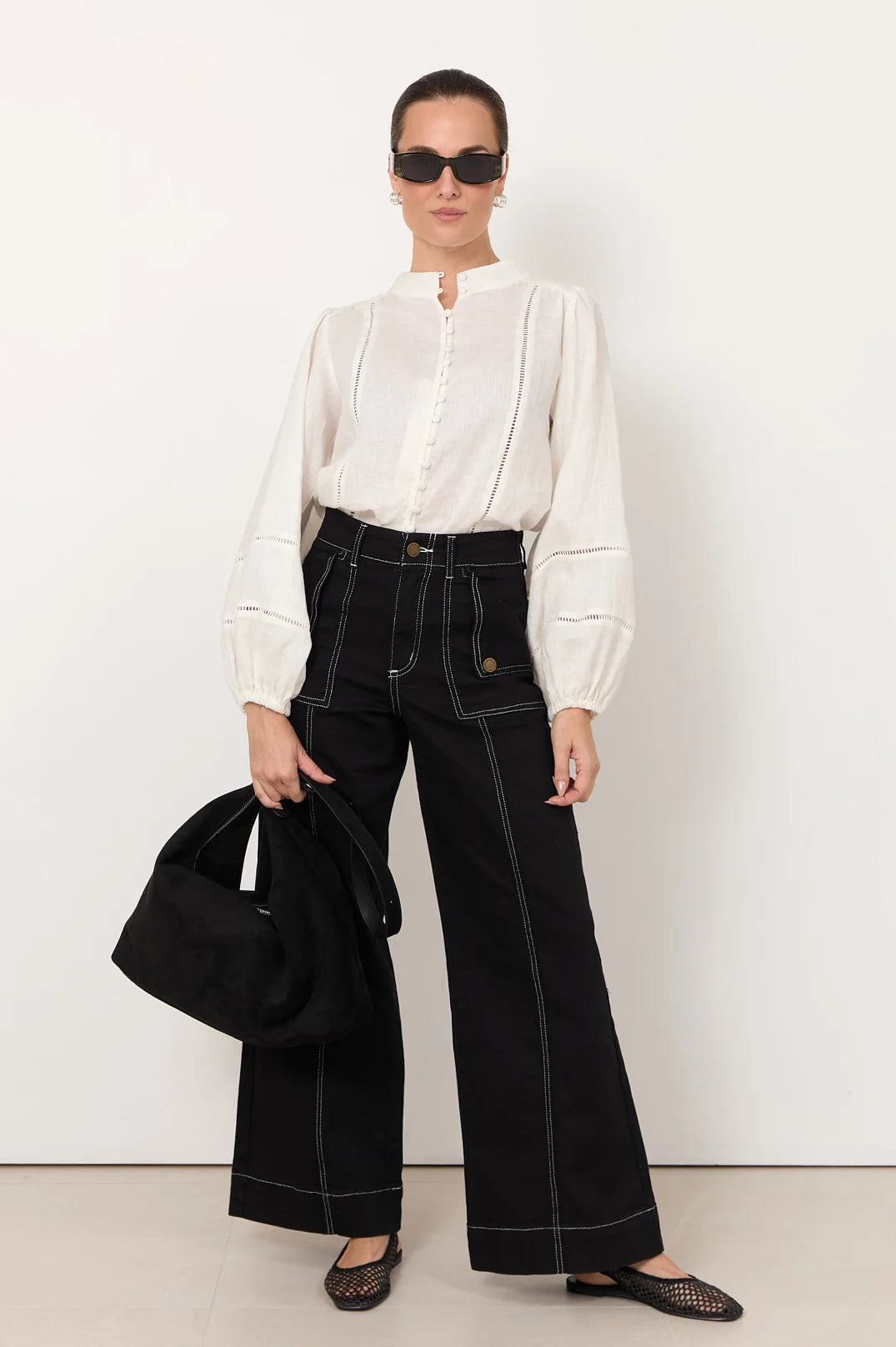 Ethan | Wide Leg Jeans with Impact Pockets 2