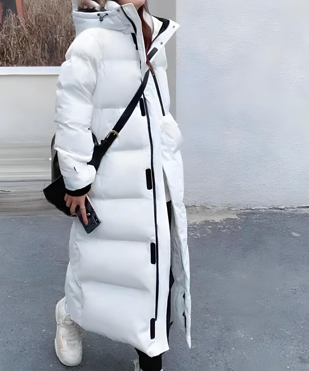 Fedora | Women's Long Puffer Jacket with Hood - Protection from Extreme Cold