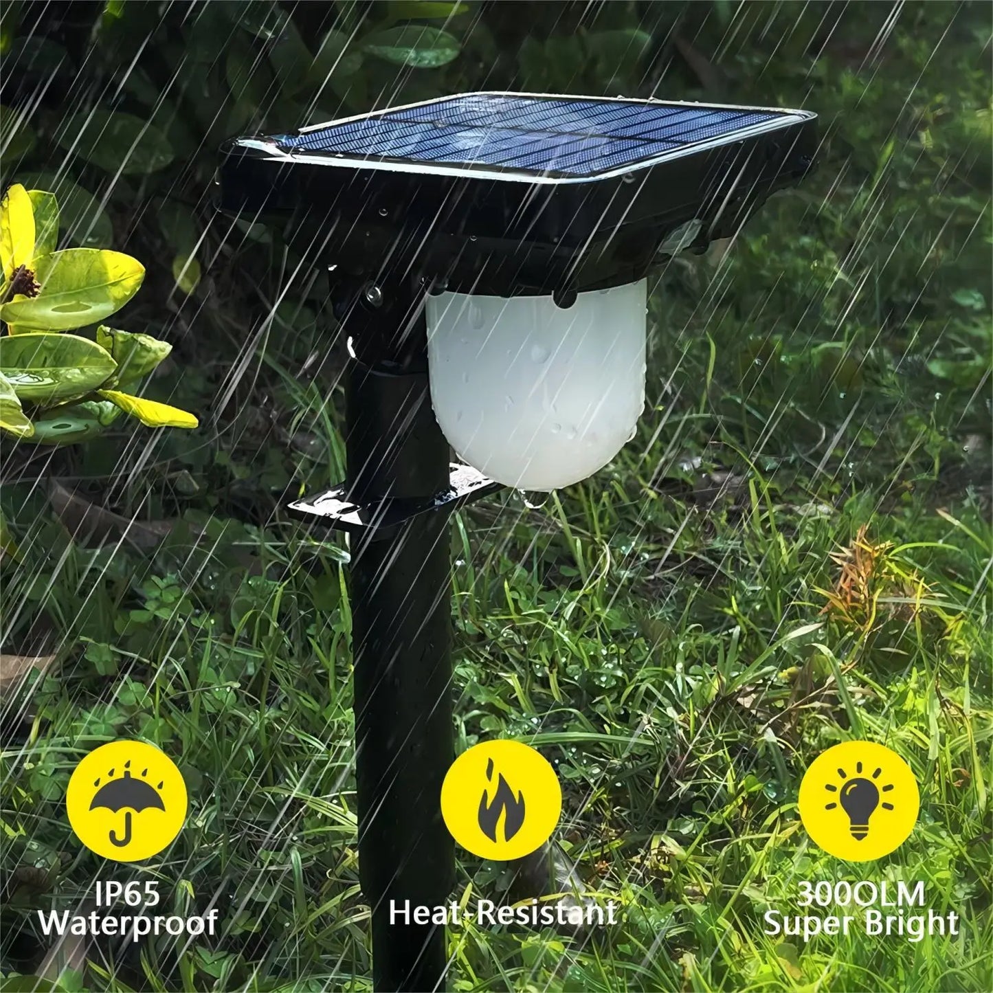 Solar Garden Spotlights | Pathway Lights with Motion Sensor | Waterproof for Long-Lasting Outdoor Lighting
