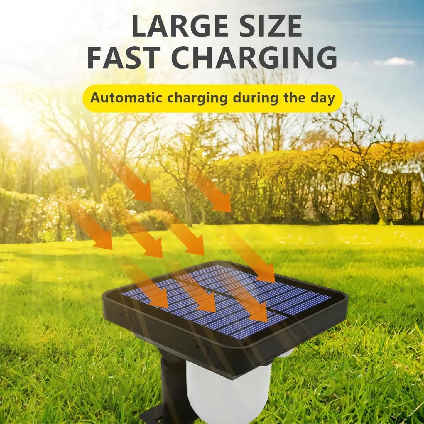 Solar Garden Spotlights | Pathway Lights with Motion Sensor | Waterproof for Long-Lasting Outdoor Lighting