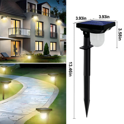 Solar Garden Spotlights | Pathway Lights with Motion Sensor | Waterproof for Long-Lasting Outdoor Lighting