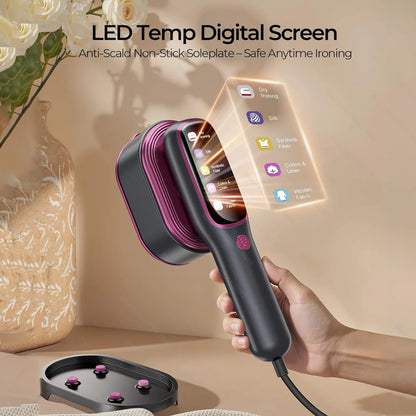 Portable Steam Iron 1200W with Fast Heating | Compact and Lightweight for Professional Results