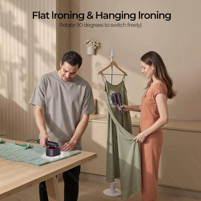 Portable Steam Iron 1200W with Fast Heating | Compact and Lightweight for Professional Results