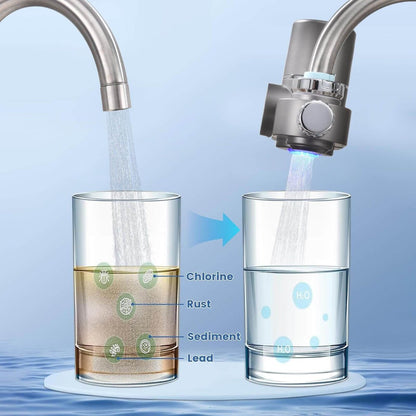 Filtro Acqua Rubinetto | Depuratore Acqua con Purificazione UV e Display LED | Acqua Pura per Bere e Cucinare 3