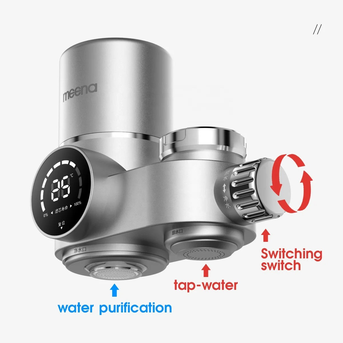 Filtro Acqua Rubinetto | Depuratore Acqua con Purificazione UV e Display LED | Acqua Pura per Bere e Cucinare 8