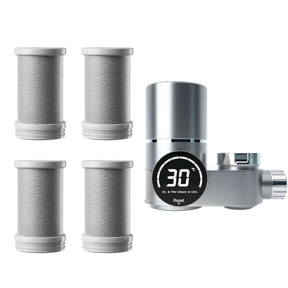 Filtro per Rubinetto con Luce UV e Display LED | Accessorio Anticalcare per Acqua Purificata 8