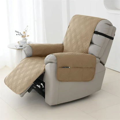 Waterproof Recliner Chair Cover with Quilted Design | Elegant Protection for Families with Pets