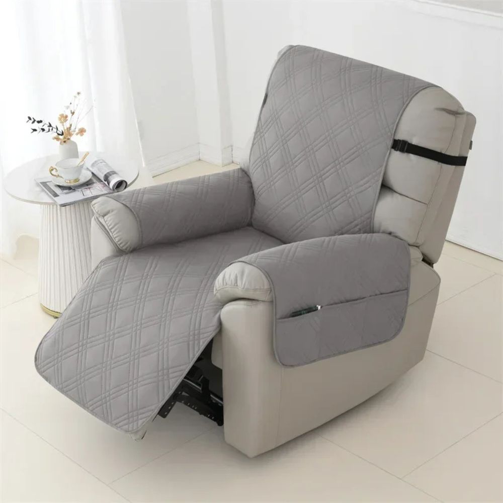 Waterproof Recliner Chair Cover with Quilted Design | Elegant Protection for Families with Pets