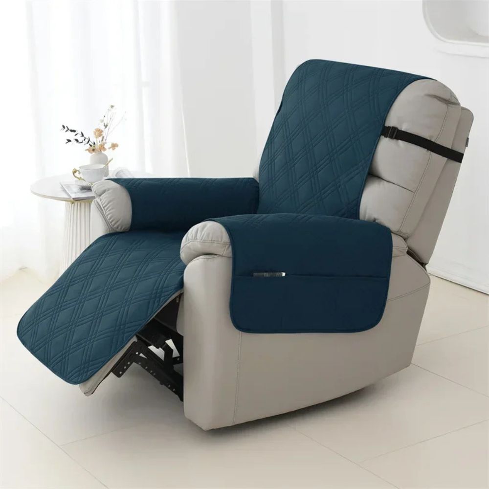 Waterproof Recliner Chair Cover with Quilted Design | Elegant Protection for Families with Pets