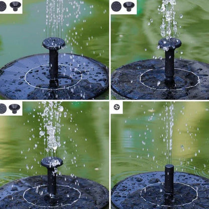 Fontana Da Giardino Solare | Pompa Acqua Con 4 Modalità Di Spruzzo | Facile Installazione Per Ambienti Esterni 1