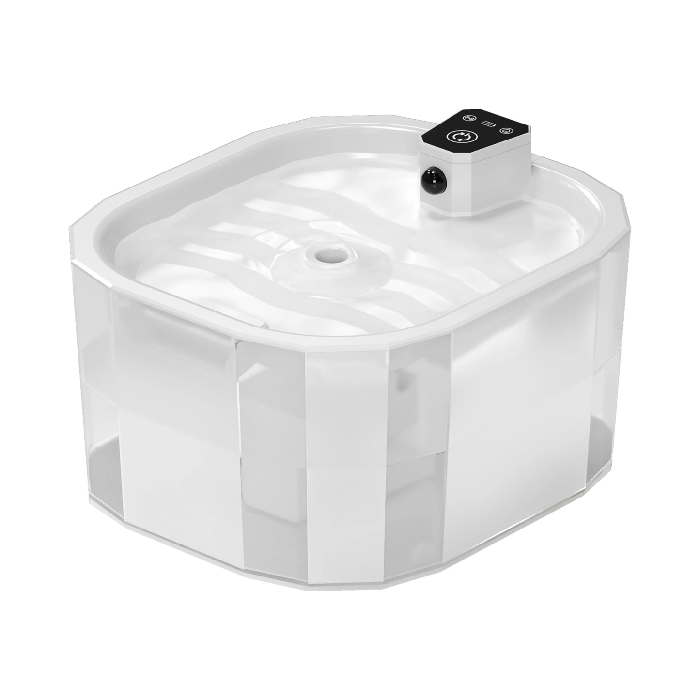 Fontana per Gatti Wireless | Distributore Automatico d'Acqua con Sensore di Movimento | Batteria Ricaricabile e Filtro Ultra Silenzioso 10