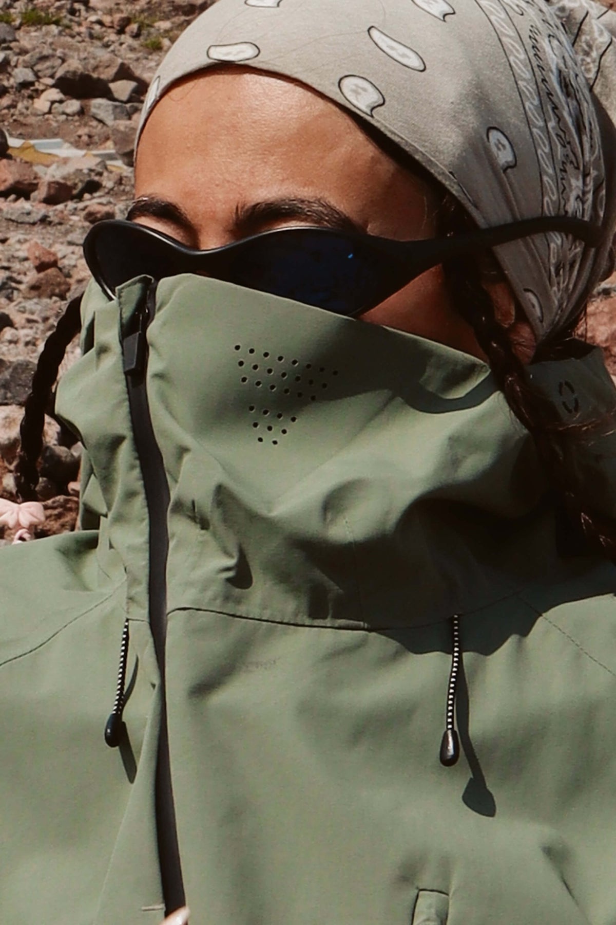 Candida | Women's Off-White Snow Jacket with Ventilation and Multiple Pockets - Winter Performance