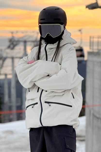 Rosaria | Giacca da Neve Donna Rosa Multifunzione Imbottita - Calore e Comfort sulle Piste