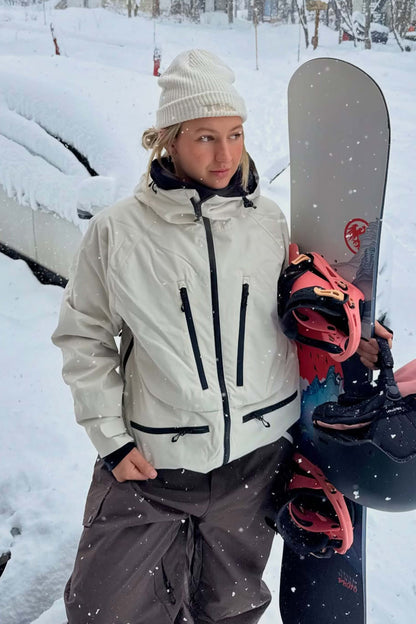 Rosaria | Giacca da Neve Donna Rosa Multifunzione Imbottita - Calore e Comfort sulle Piste