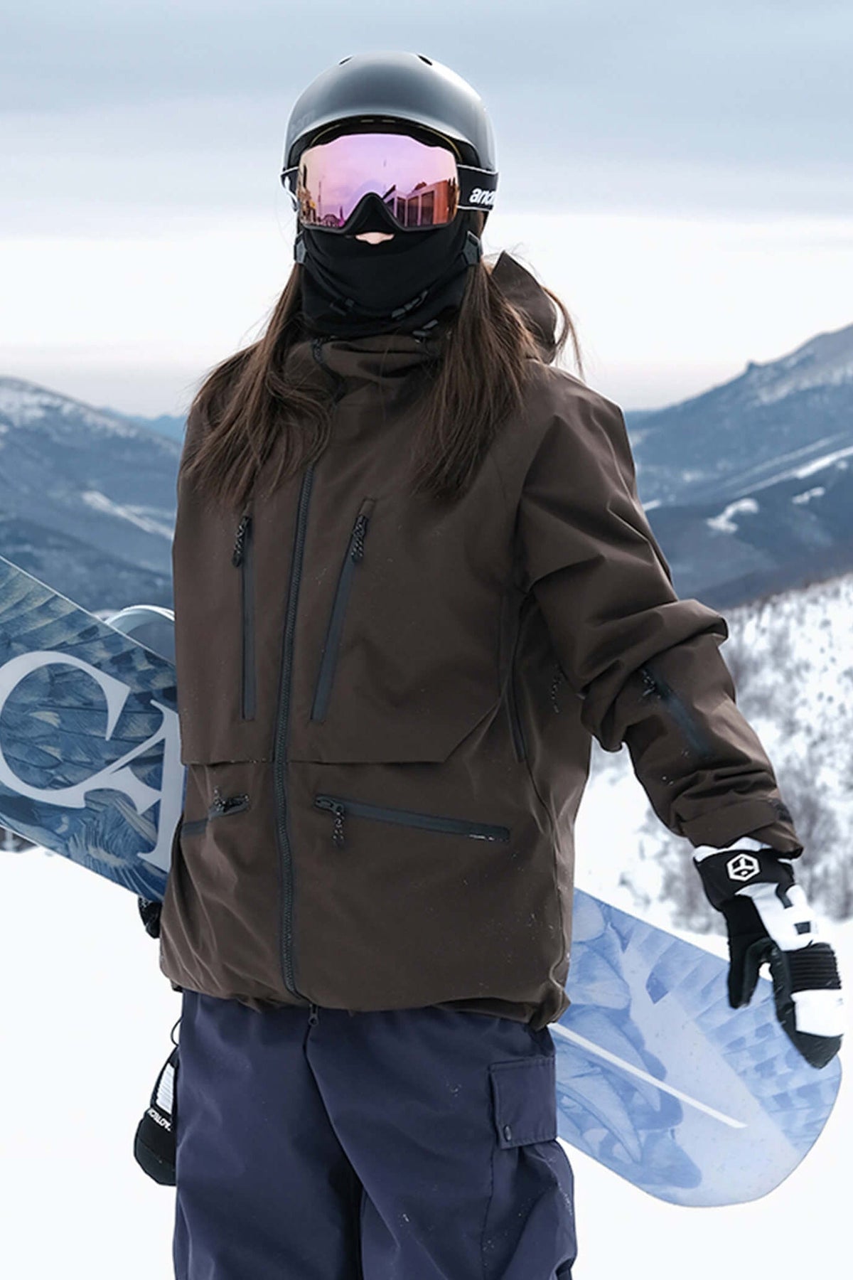 Rosaria | Giacca da Neve Donna Rosa Multifunzione Imbottita - Calore e Comfort sulle Piste
