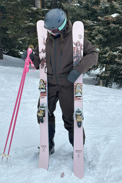 Rosaria | Giacca da Neve Donna Rosa Multifunzione Imbottita - Calore e Comfort sulle Piste
