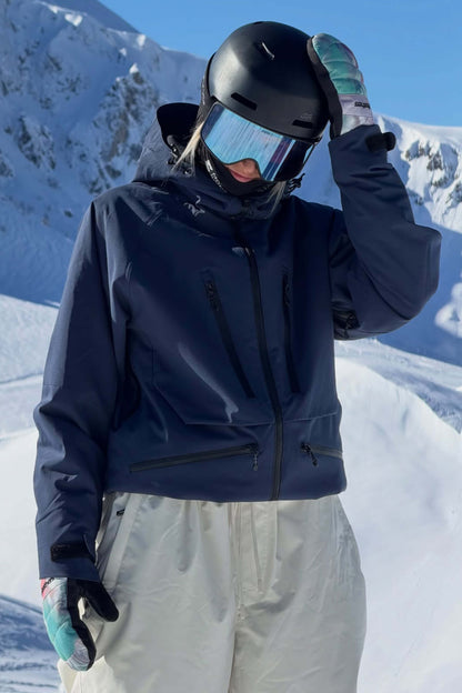Rosaria | Giacca da Neve Donna Rosa Multifunzione Imbottita - Calore e Comfort sulle Piste