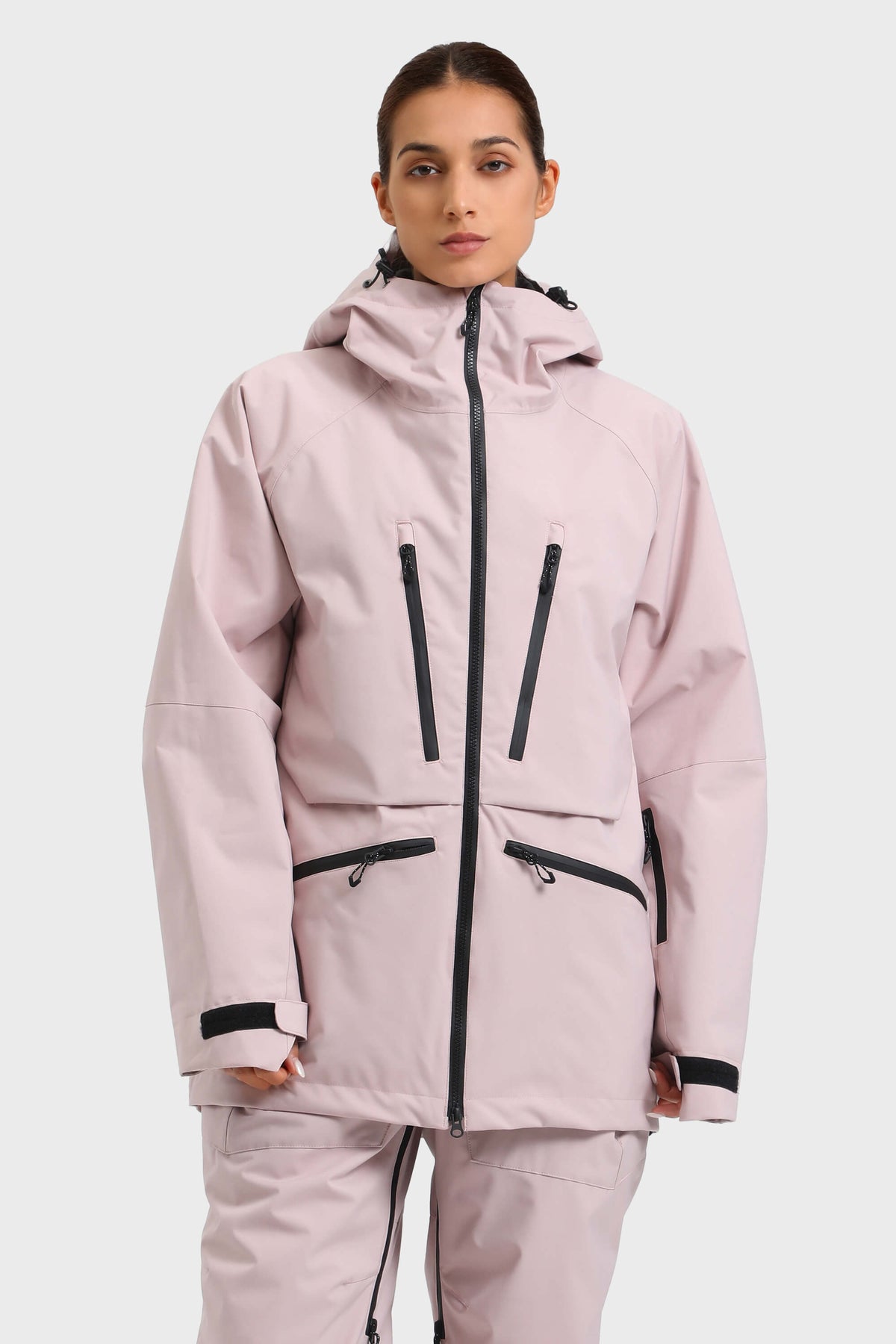 Rosaria | Giacca da Neve Donna Rosa Multifunzione Imbottita - Calore e Comfort sulle Piste