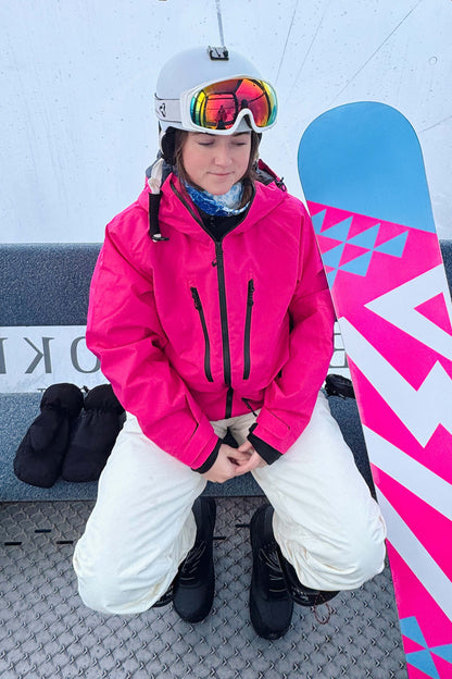 Rosaria | Giacca da Neve Donna Rosa Multifunzione Imbottita - Calore e Comfort sulle Piste