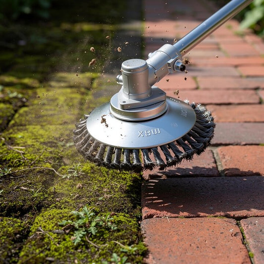 GiardinoFix | Tagliabordi Professionale con Setole in Acciaio per Rimozione Efficace delle Erbacce | Accessorio Universale per Giardini Curati