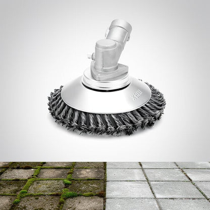 GardenFix | Professional String Trimmer with Steel Bristles for Effective Weed Removal | Universal Accessory for Well-Maintained Gardens