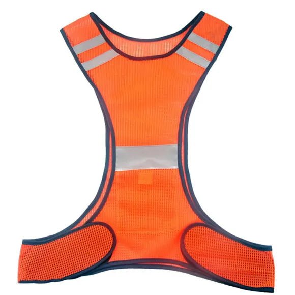 Rechargeable LED Vest for Night Safety with 360° Visibility | Lightweight and Adjustable for Running and Cycling