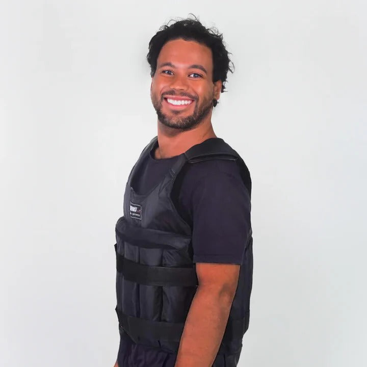 Adjustable 110-Pound Weighted Vest | Ergonomic and Durable for Intense Workouts