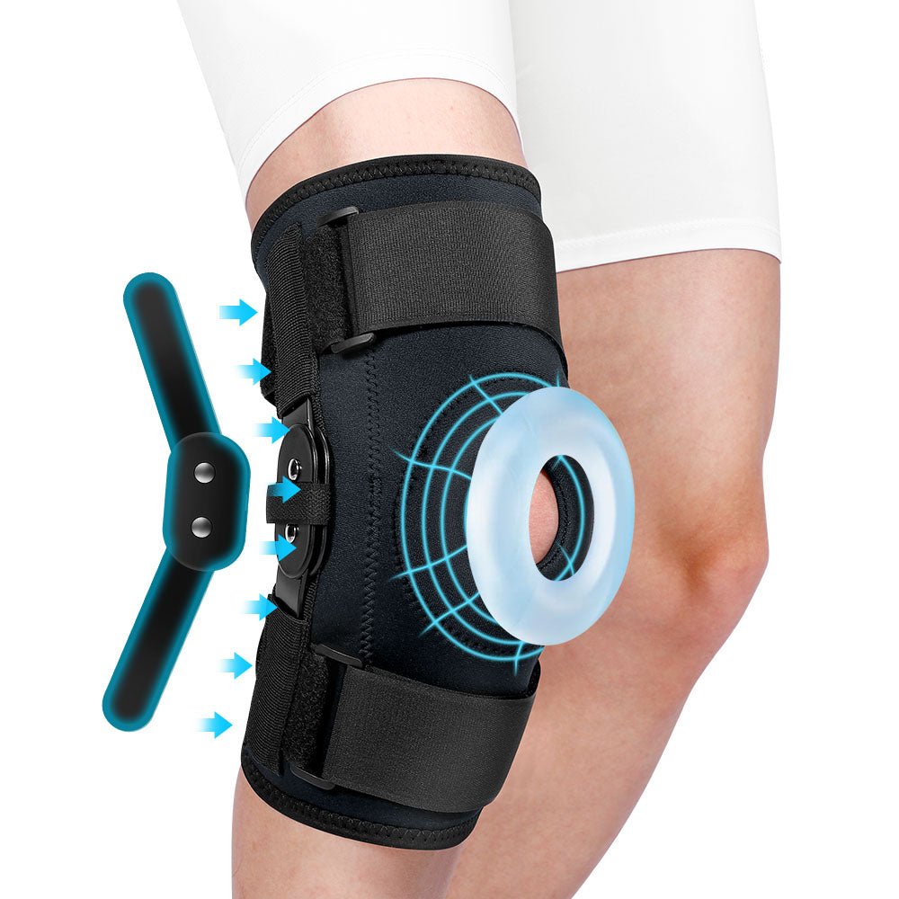 Ginocchiera Ortopedica Regolabile con Cerniera per Supporto e Comfort Ideale per Sport e Attività Quotidiane 1
