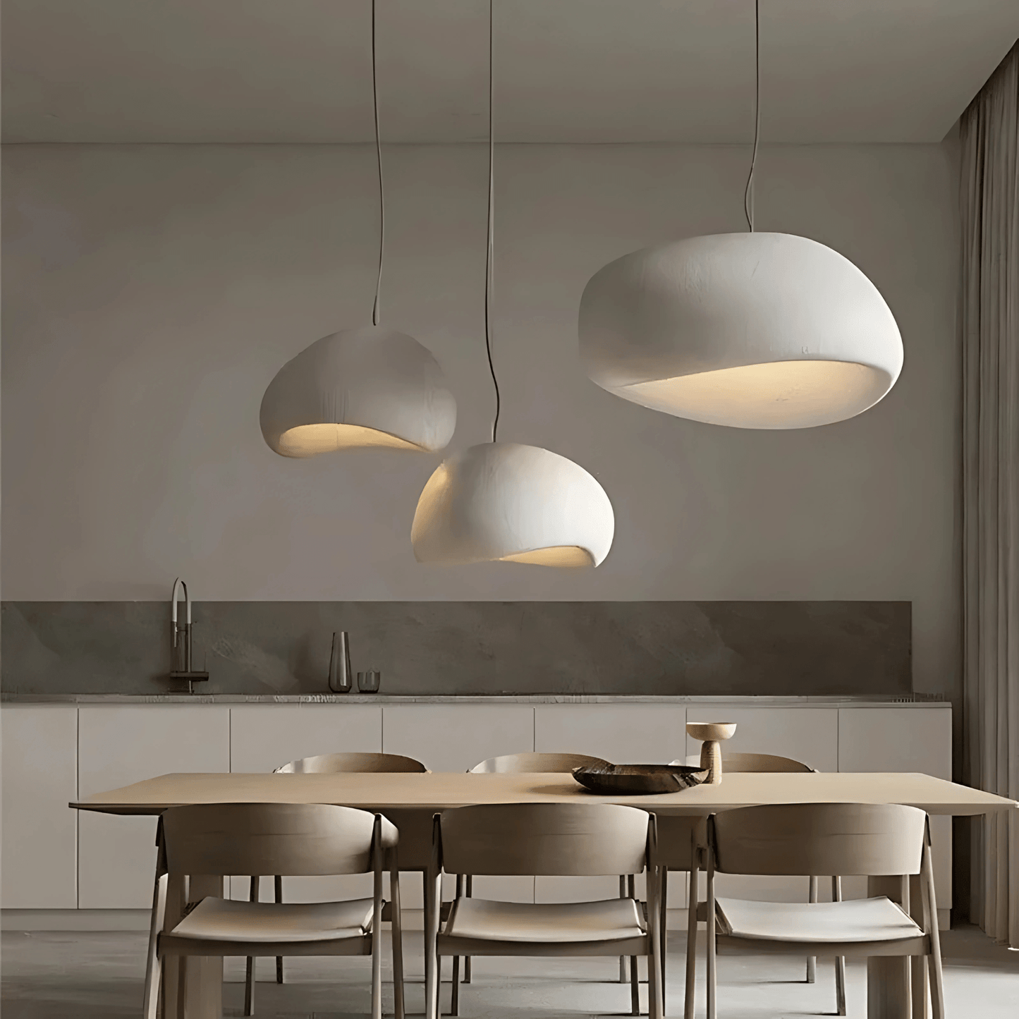 Ginza Collection | Lampada a Sospensione Wabi Sabi con Design Dimmerabile Ð Illuminazione Elegante per Ambienti Serene 1