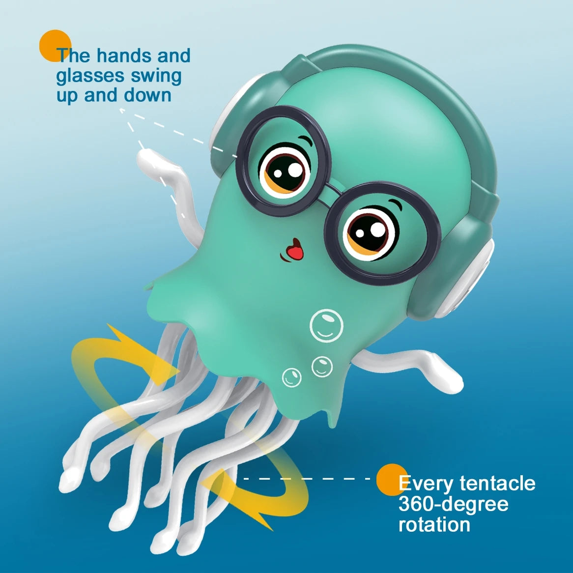 Giocattolo Elettrico per Bambini | Medusa Danzante con Sensore di Ostacoli e Luci LED Intelligenti | Divertimento Educativo per Apprendimento Attivo 3