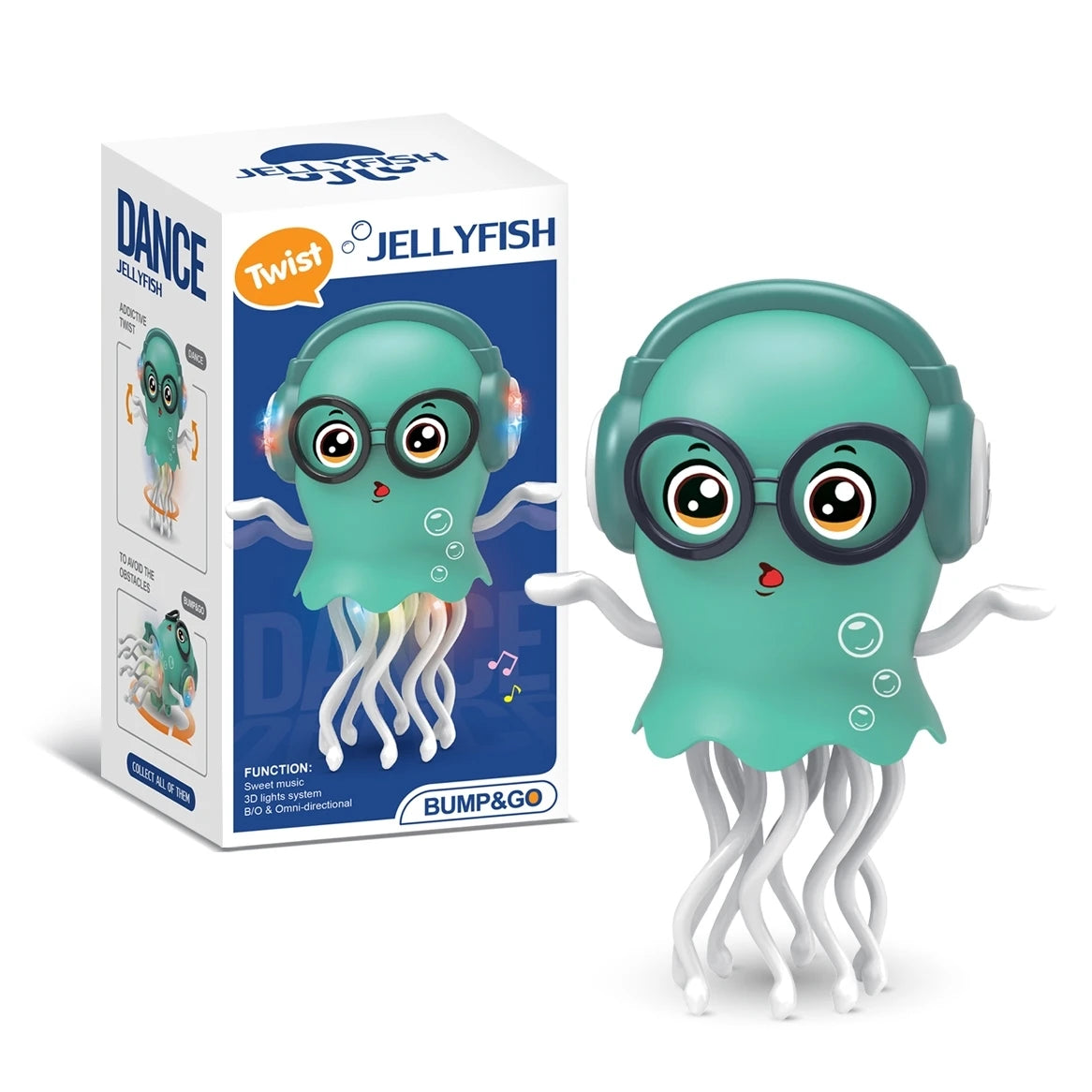 Giocattolo Elettrico per Bambini | Medusa Danzante con Sensore di Ostacoli e Luci LED Intelligenti | Divertimento Educativo per Apprendimento Attivo 6