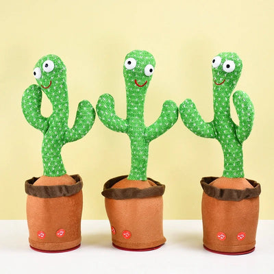 Interactieve dansende cactus met stemimitatie, oplaadbaar