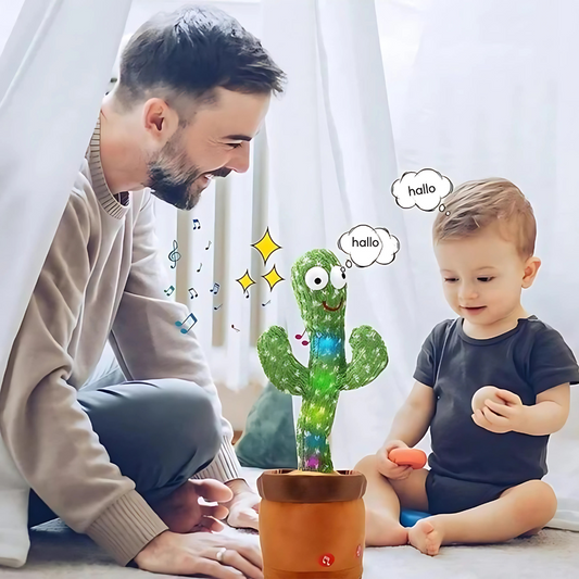 Giocattolo Interattivo Cactus | Cactus Danzante e Cantante con Imitazione Vocale Ð Divertimento Musicale per Bambini Ricaricabile 1