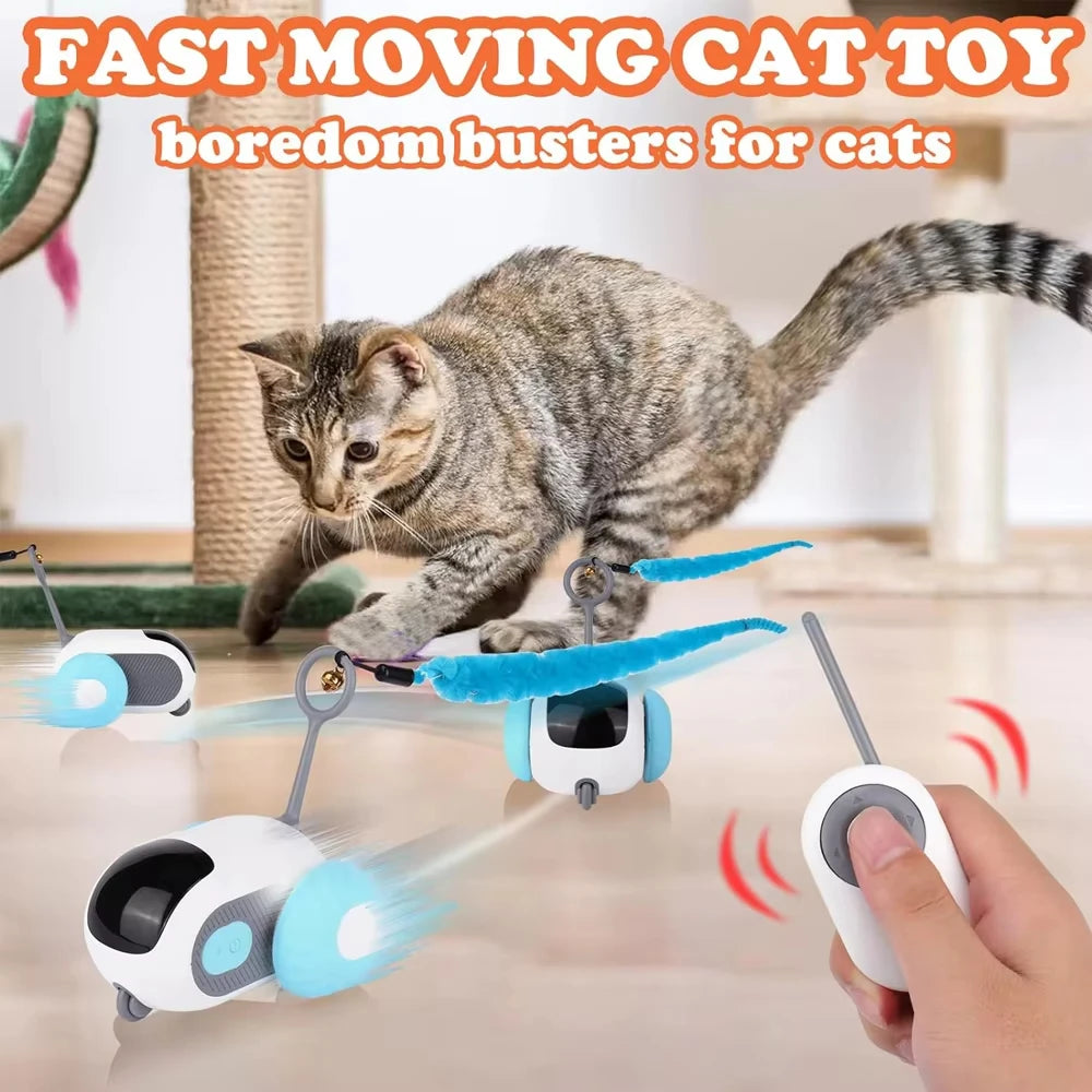 Gioco Gattini | Giocattolo Interattivo con 2 Modalità di Movimento | Divertimento Educativo per Gatti 0