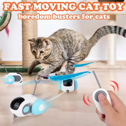 Gioco Gattini | Giocattolo Interattivo con 2 Modalità di Movimento | Divertimento Educativo per Gatti 0
