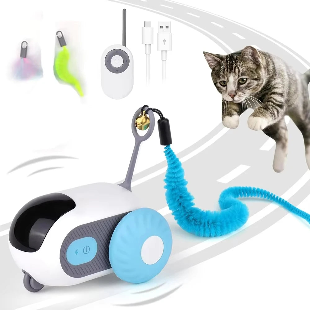 Gioco Gattini | Giocattolo Interattivo con 2 Modalità di Movimento | Divertimento Educativo per Gatti 1