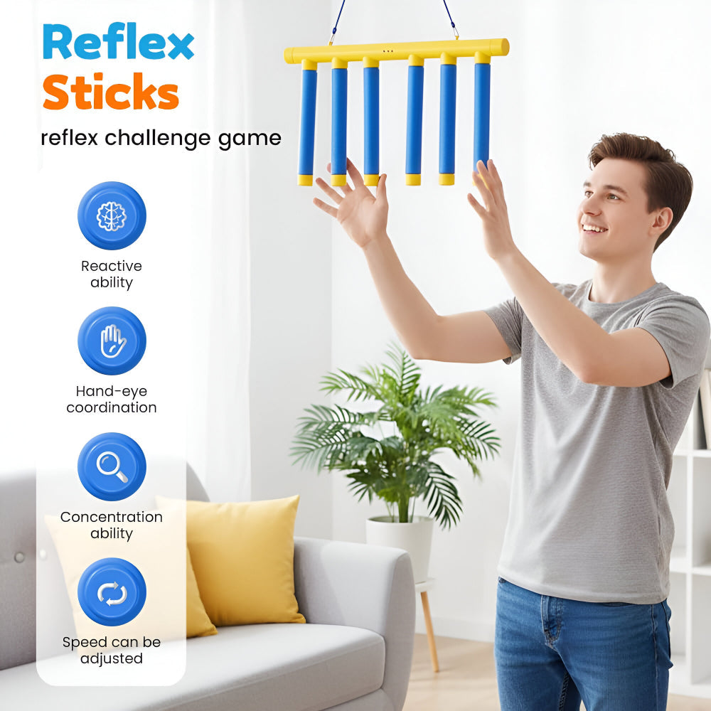 Reaction Game for Kids | Reflex Trainer with 3 Adjustable Speeds | Develops Coordination and Reaction Speed