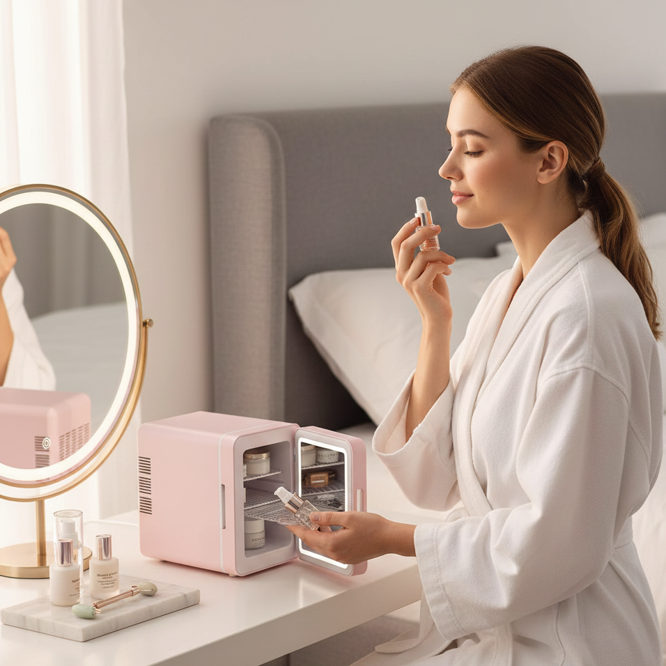 Glow Vault | Contenitore per Sieri con Protezione Termica | Design Elegante per Mantenere la Tua Bellezza Fresca 2