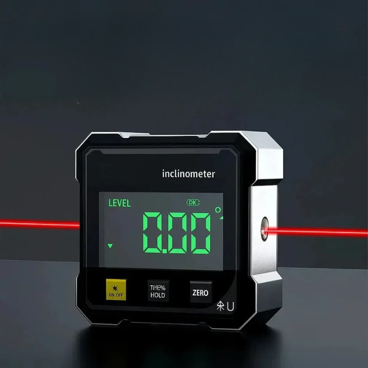 Goniometro Digitale con Laser e Base Magnetica | Precisione ±0,2° per Misurazioni Professionali 4