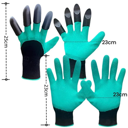 Gardening Gloves | Multifunctional Gloves with Claws for Digging and Planting | Optimal Protection for Fingers and Nails