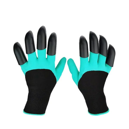 Gardening Gloves | Multifunctional Gloves with Claws for Digging and Planting | Optimal Protection for Fingers and Nails