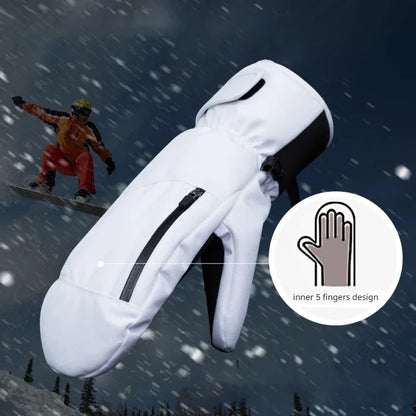 Guanti Invernali Uomo | Guanti da Sci Impermeabili con Touch Screen | Caldi e Termici per Attività Outdoor