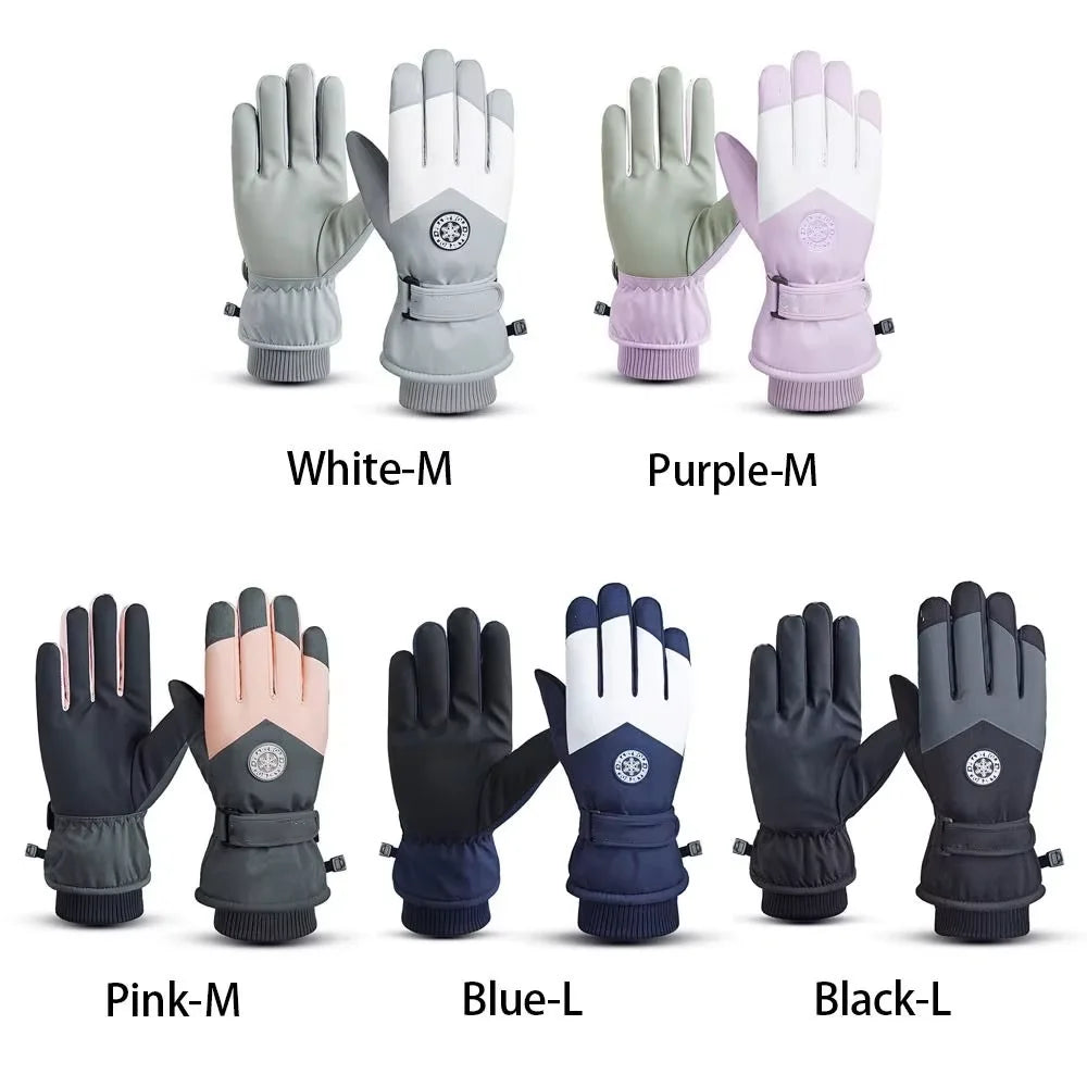 Uniseks-skihandschoenen van PU-leer met touchscreenfunctie, waterdicht - comfort en bescherming voor wintersport