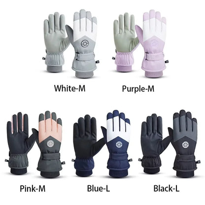 Uniseks-skihandschoenen van PU-leer met touchscreenfunctie, waterdicht - comfort en bescherming voor wintersport