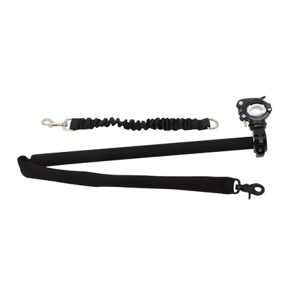 Dog Bike Leash with Removable Cable and Safety Buffer | Durable Control for Outdoor Adventures