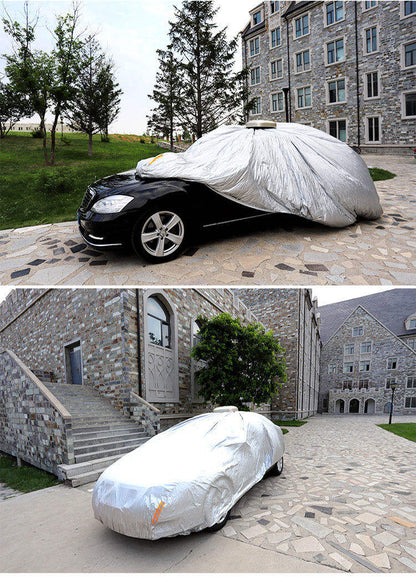 Copertura Auto Solare Automatica Retrattile e Pieghevole I Protezione Intelligente Impermeabile contro Sole e Pioggia