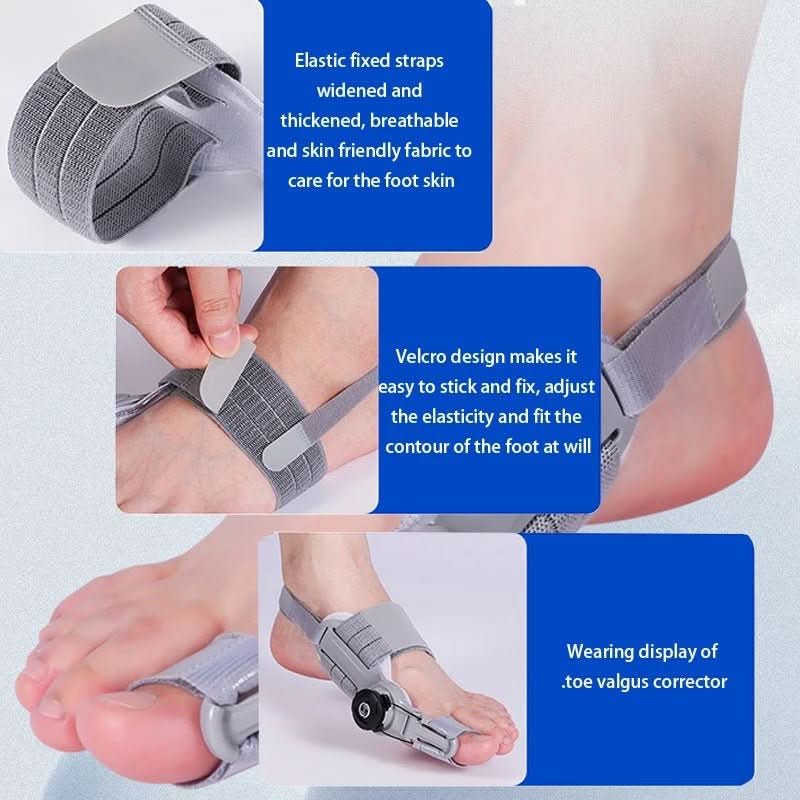 HalluxHelper | Correttore Dita dei Piedi Flessibile con Supporto Comfort | Soluzione Ideale per Allineamento Alluce Valgo 6
