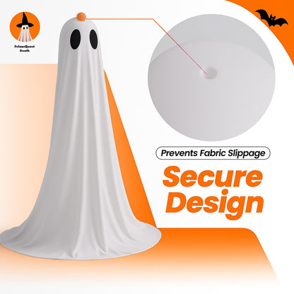 2 Ghost LED Set Bright & Spooky Halloween Decor