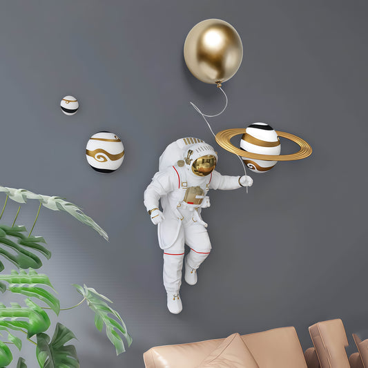 Decorazione Parete Astronauta e Pianeta