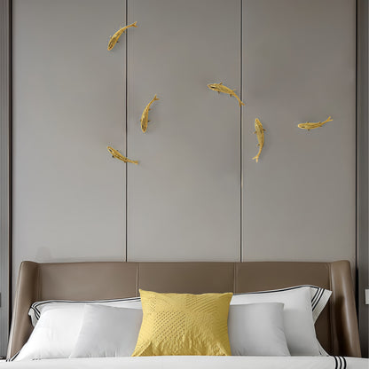 Elegant 3D Wall Decoration in Zinc Alloy